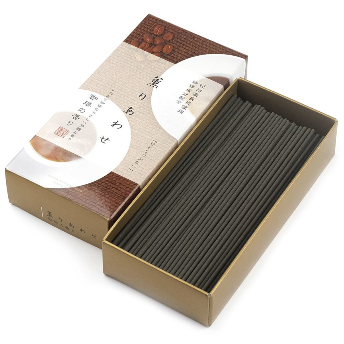 Благовоние Kaori Awase Coffee (кофе, шоколад), 170 палочек по 14 см.