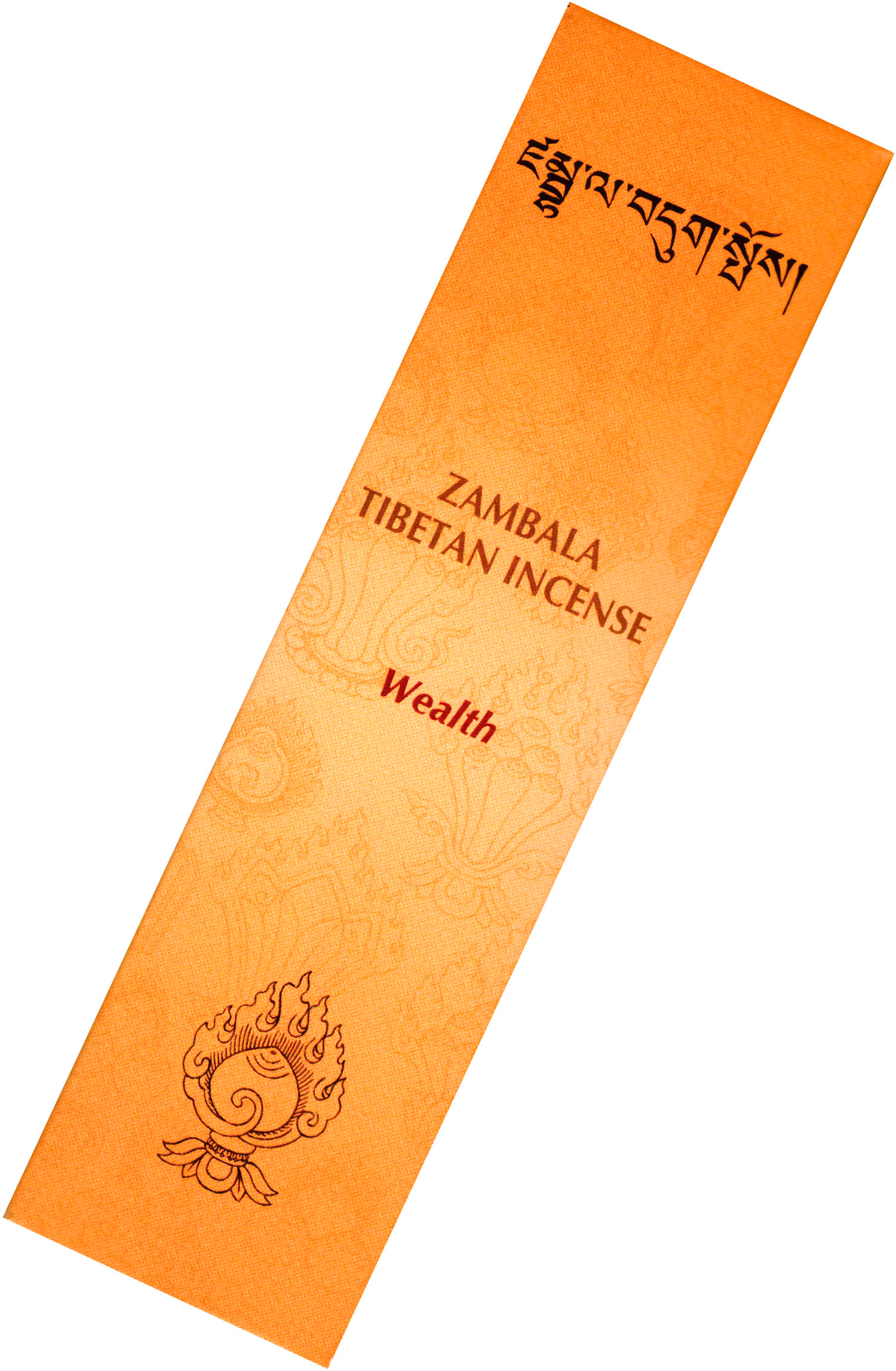 Благовоние Zambala Tibetan Incense (Дзамбала), 20 палочек по 13,5 см.