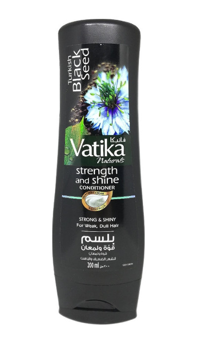 Кондиционер для волос Vatika Black Seed for weak dull hair (Сила и блеск) (200 мл). 