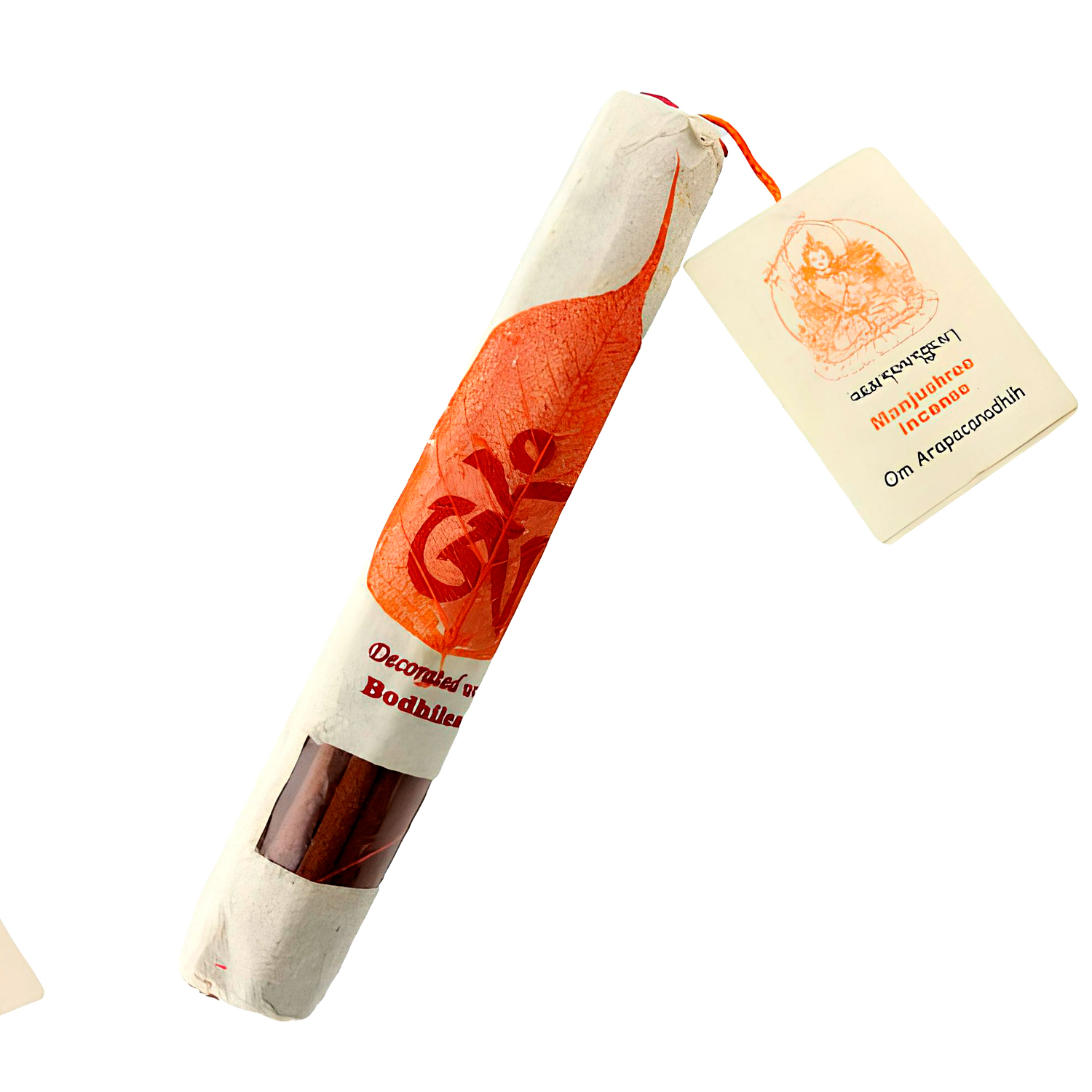 Благовоние Bodhi Leaf Manjushree Incense / Манджушри, 20,5 см.