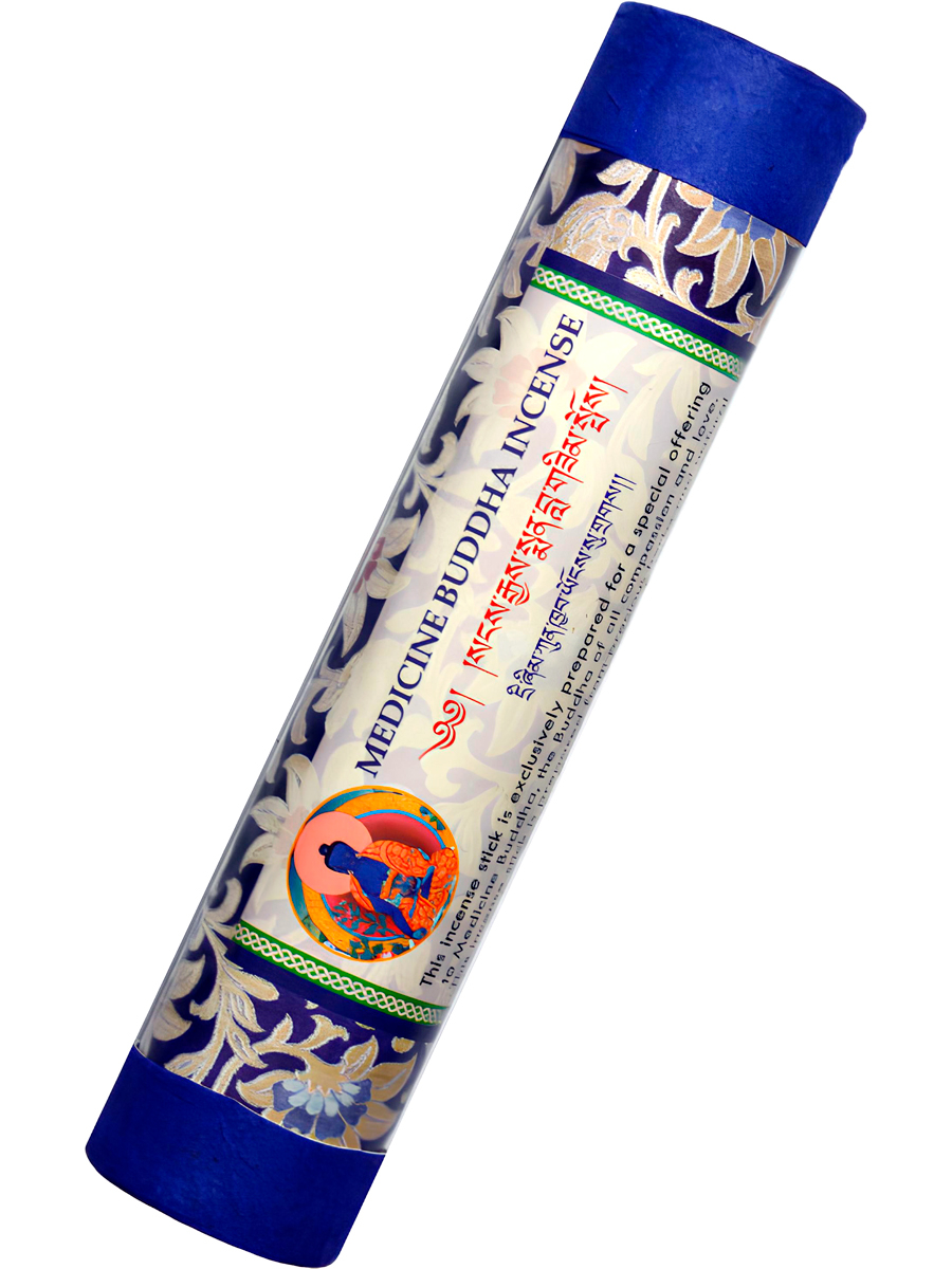 Благовоние Medicine Buddha Incense (Будда Медицины), 30 палочек по 19 см. 