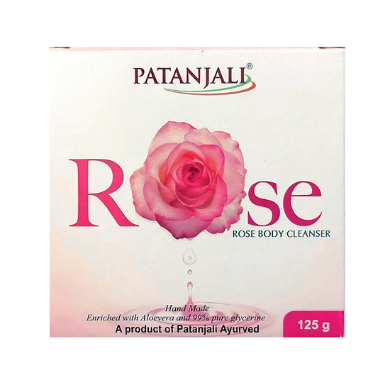 Мыло аюрведическое Patanjali Rose, 125 г.