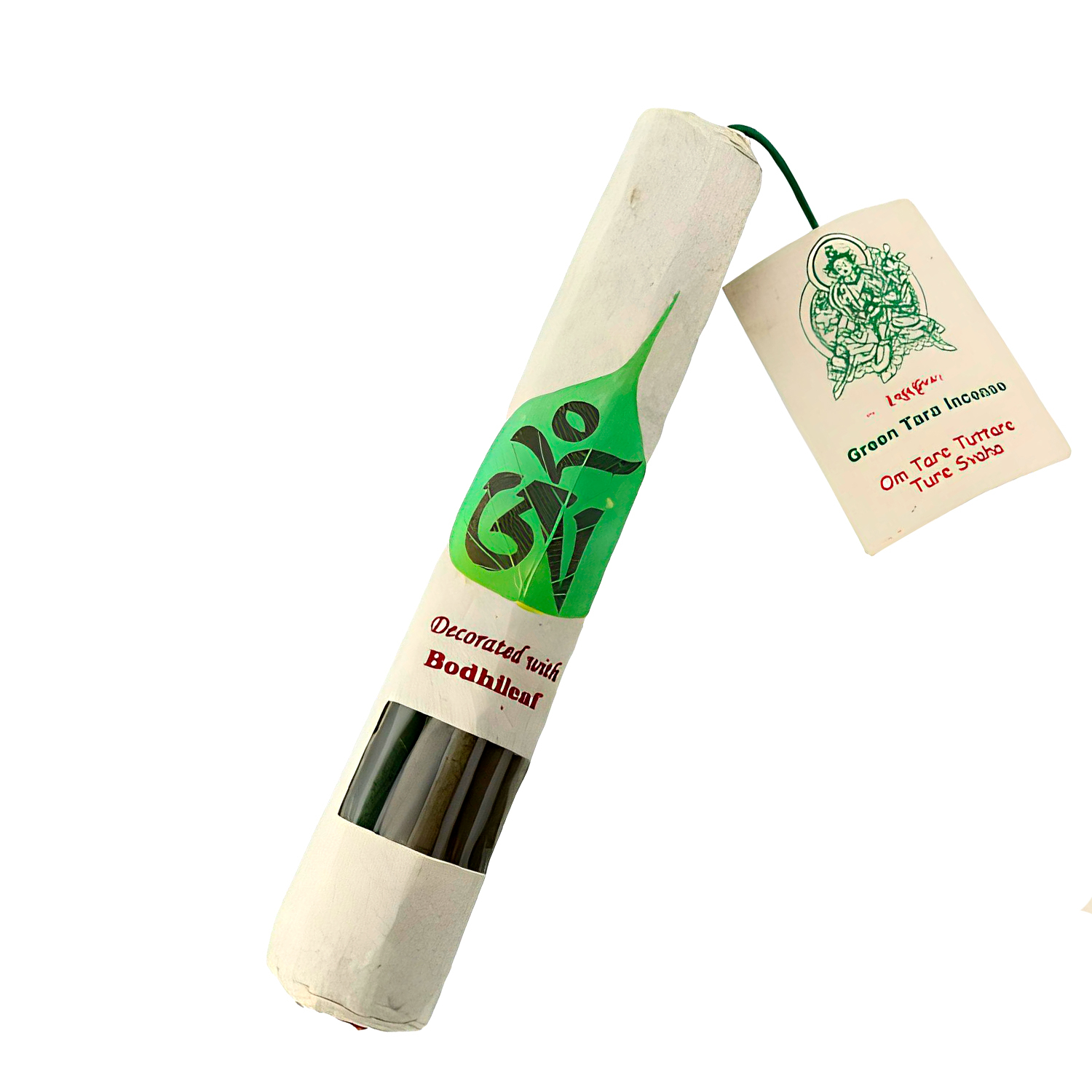 Благовоние Bodhi Leaf Green Tara Incense / Зеленая Тара, 20,5 см. 