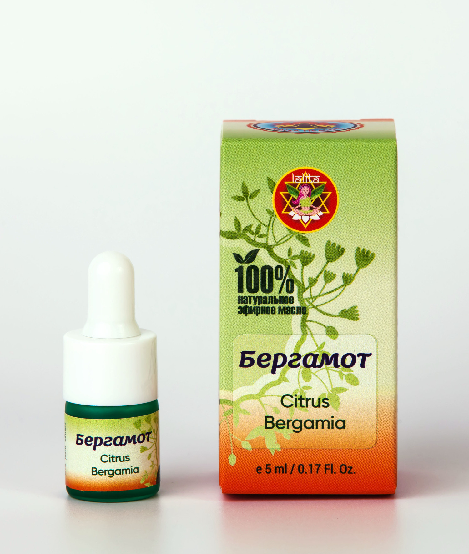 Эфирное масло Бергамота (Citrus Bergamia), 5 мл. 
