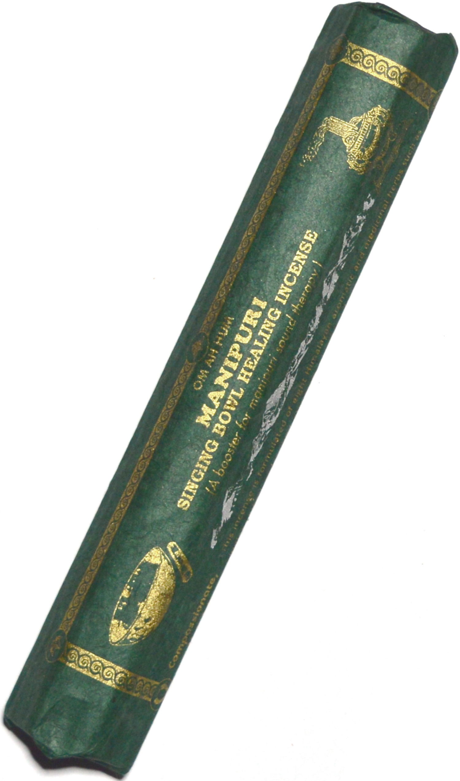 Благовоние тибетское Singing Bowl Healing Incense Manipuri / Манипура , 37 палочек по 21,5 см. 