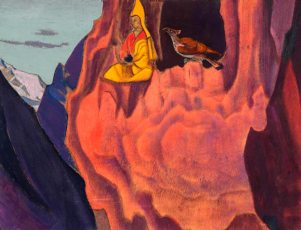 Весть орла. 1927. Н.К. Рерих, Холст А3. 