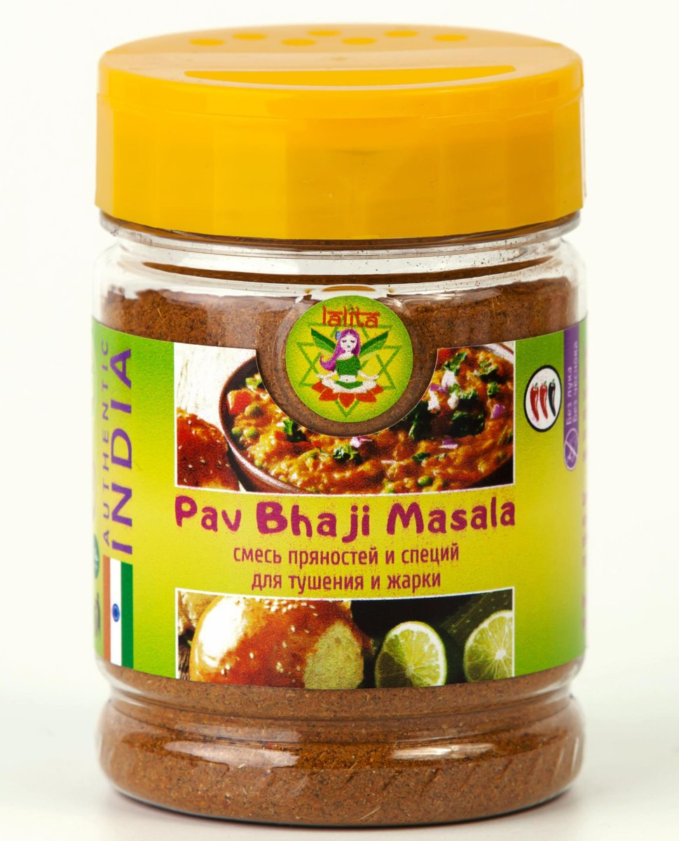 Смесь пряностей и специй для тушения и жарки (Pav Bhaji Masala), 100 г.