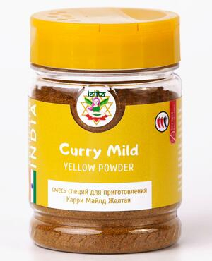 Смесь специй для приготовления Карри Майлд Желтая (Curry Mild Yellow), 100 г.