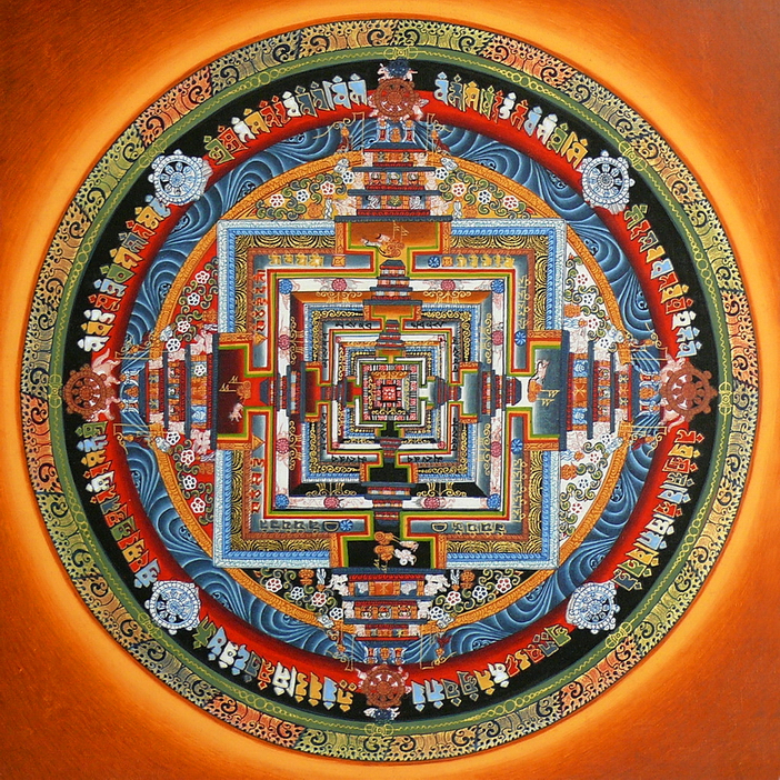 Постер на пластике Мандала 11, 30 x 30 см. 