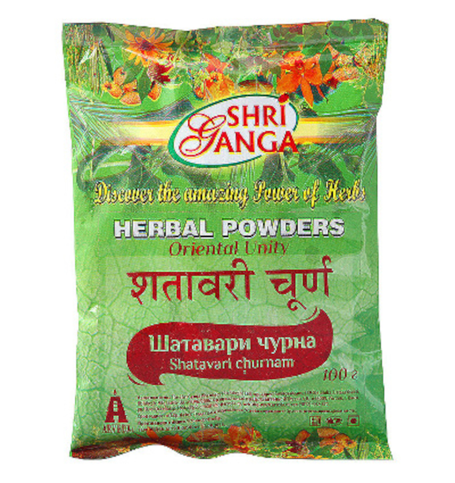 Шатавари чурна (Shatavari churnam), The Shri Ganga Pharmacy, 100 г. 