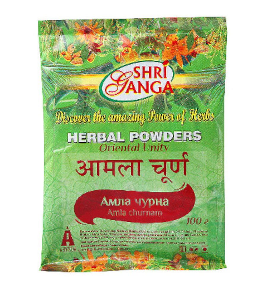 Амла чурна (Amla churnam, The Shri Ganga Pharmacy (Rishikesh) Ltd, India) 100 г. 