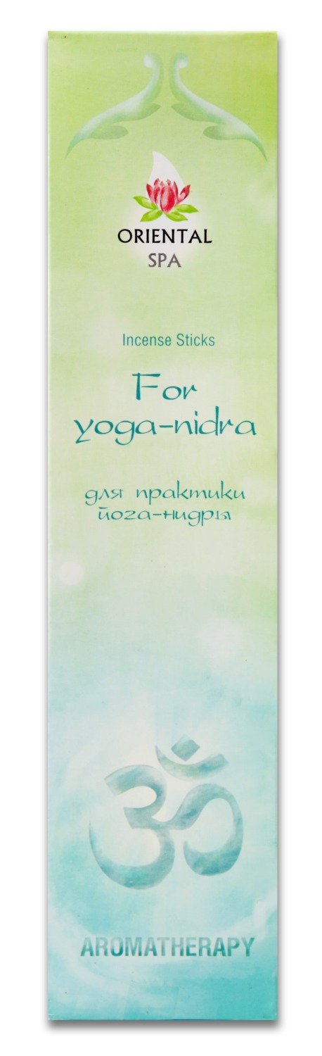 Благовоние For yoga-nidra (Для практики йога-нидры), 12 палочек по 20,5 см. 