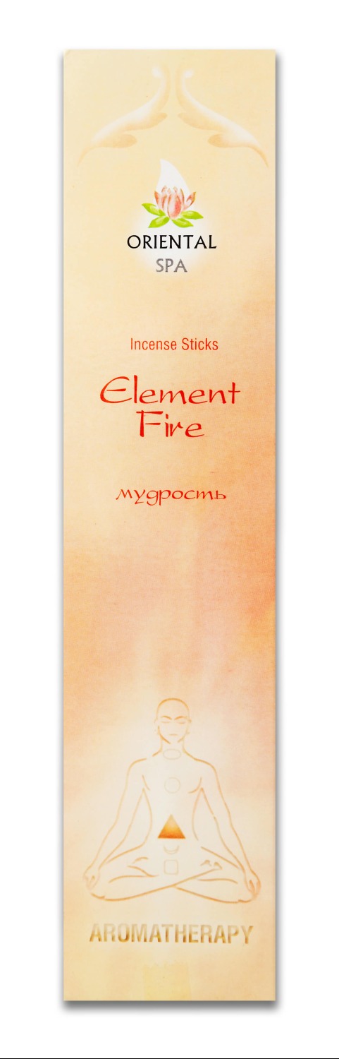 Благовоние Element Fire (Мудрость), 12 палочек по 20,5 см. 
