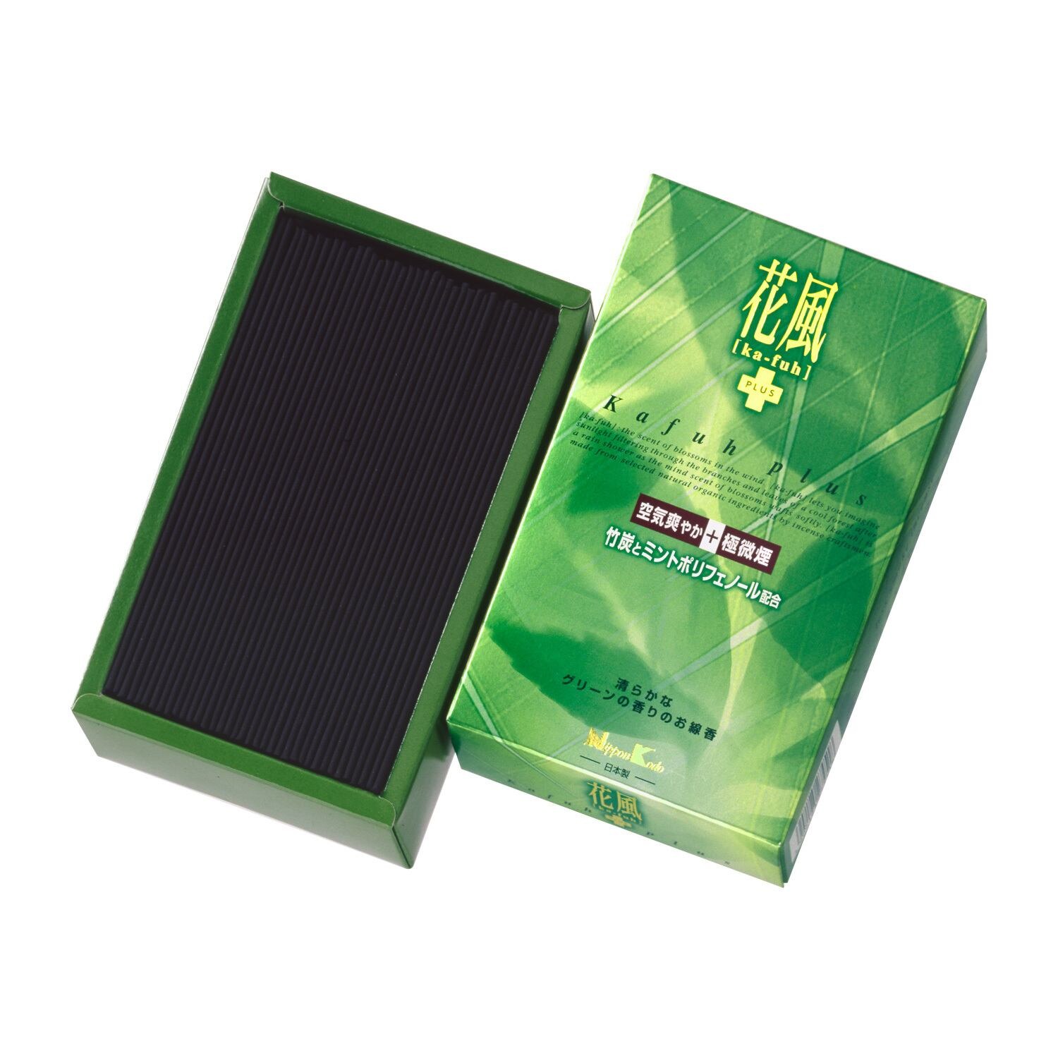 Благовоние Ka-Fuh Plus (бамбуковый мох, мятный полифенол), 370 палочек по 14 см. 