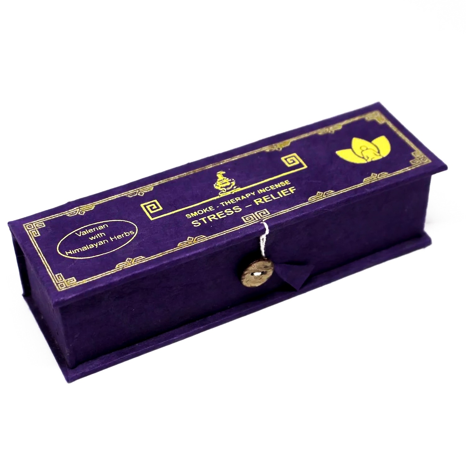 Благовоние Smoke-Therapy Incense Stress Relief — Valerian and Himalayan Herbs / валерьяна и гималайские травы, 30 палочек по 10 см. 