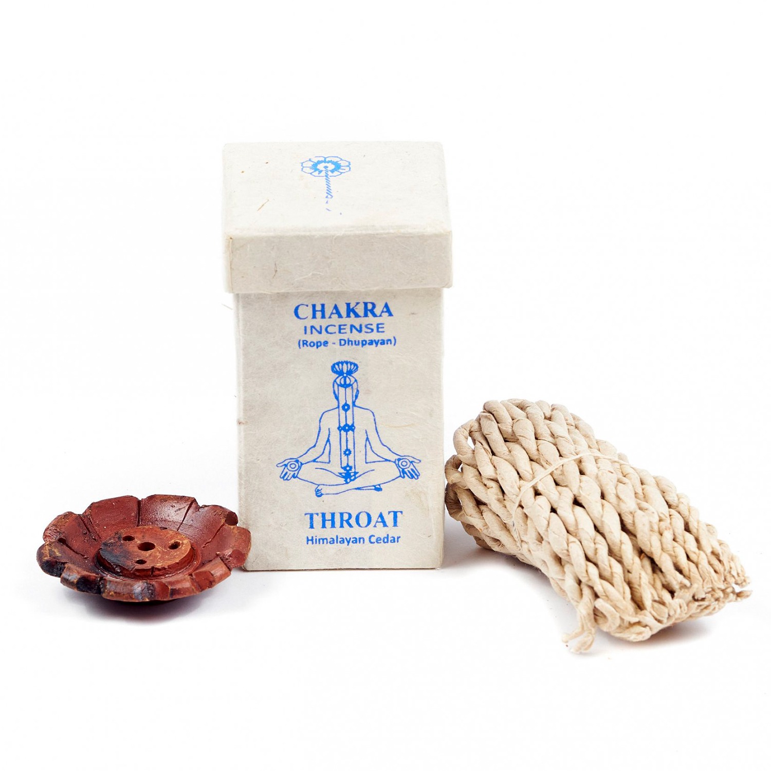 Веревочные благовония Chakra Rope THROAT, 35 шт по 9 см. 