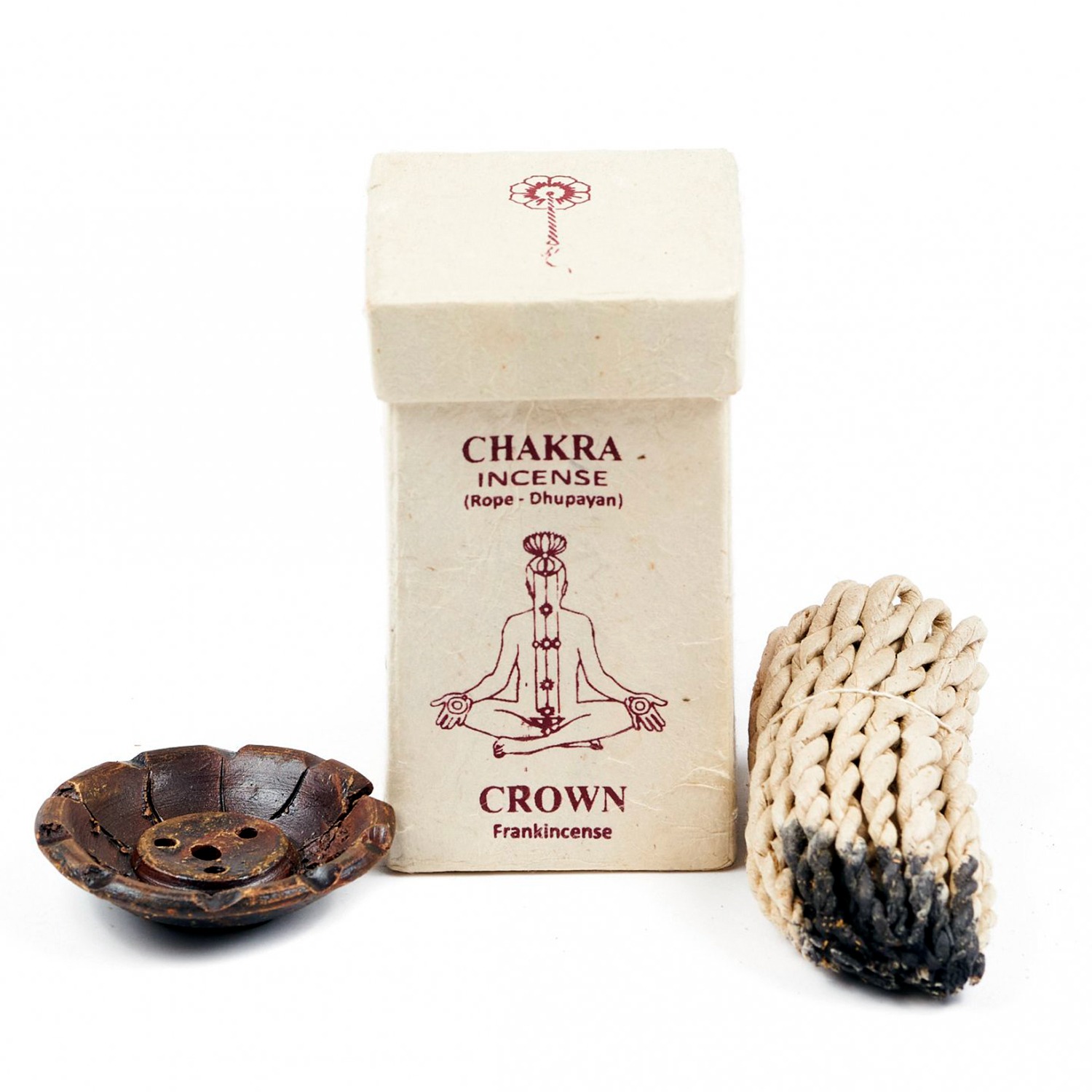 Веревочные благовония Chakra Rope CROWN, 35 шт по 9 см. 