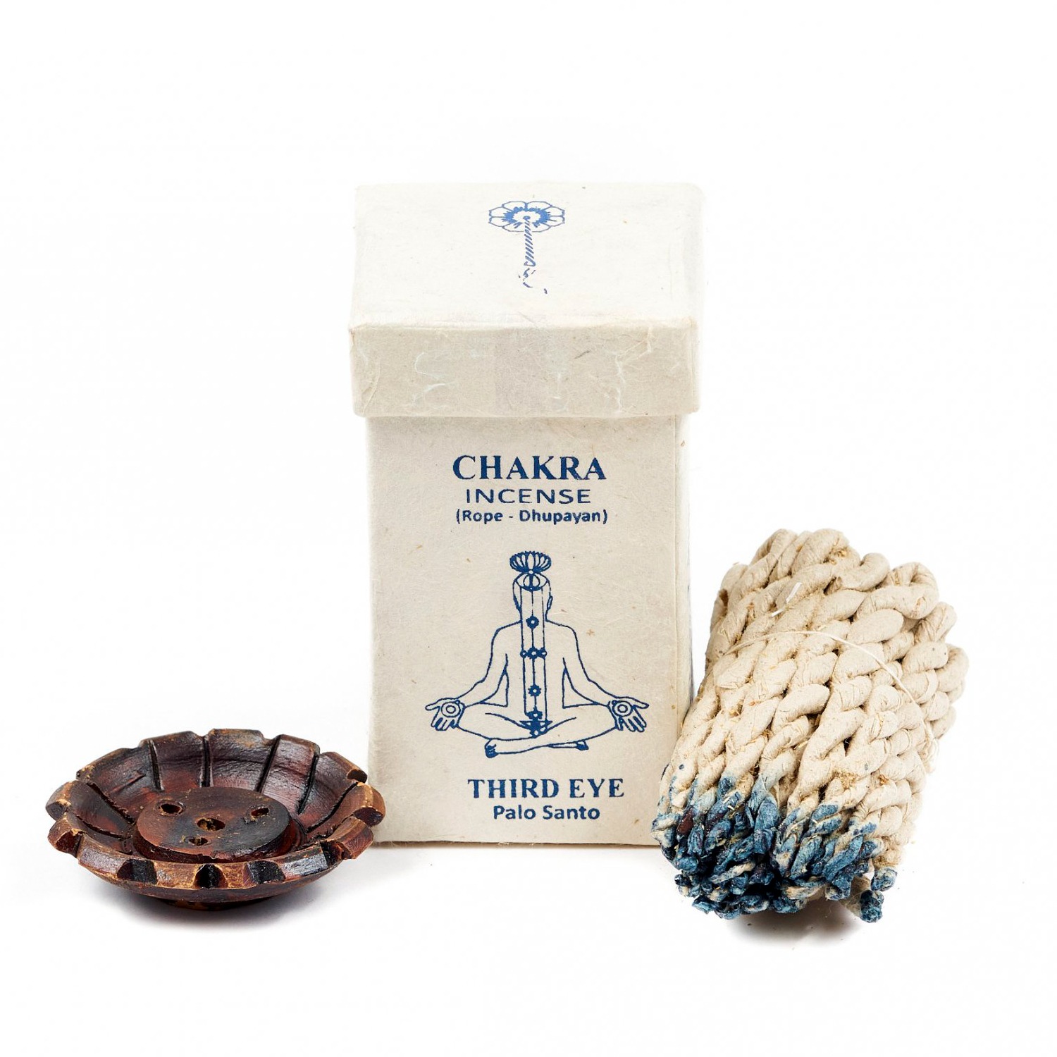 Веревочные благовония Chakra Rope THIRD EYE, 35 шт по 9 см. 
