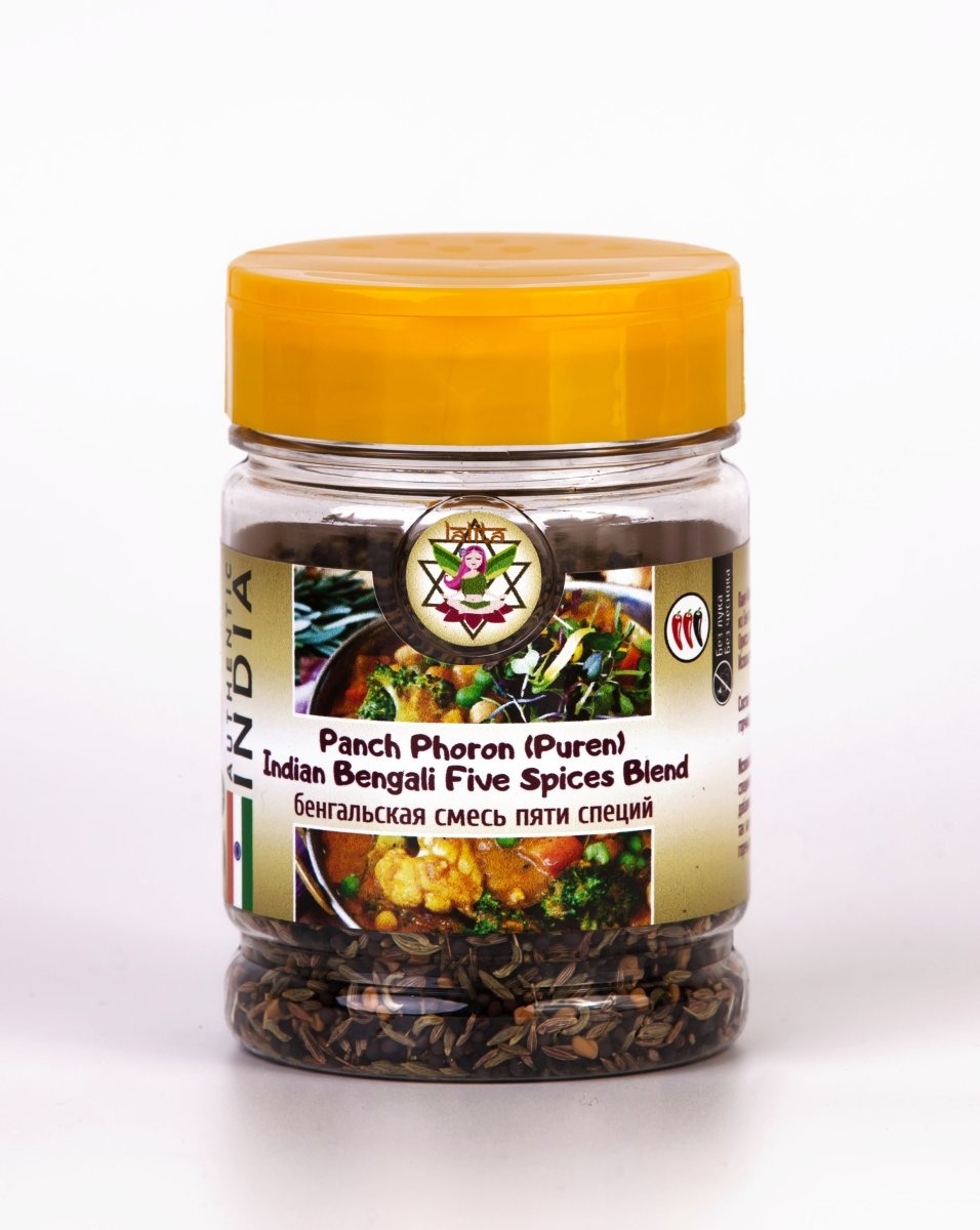 Бенгальская смесь пяти специй «Panch Phoron (Puren) Indian Bengali Five Spices Blend», 100 г. 