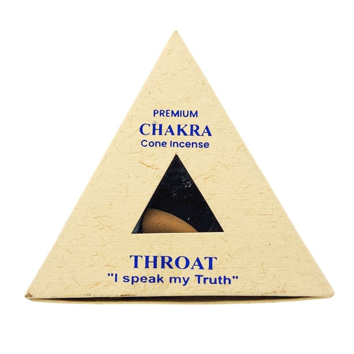 Конусное благовоние Chakra Throat / шалфей, 20 конусов по 3,5 см. 