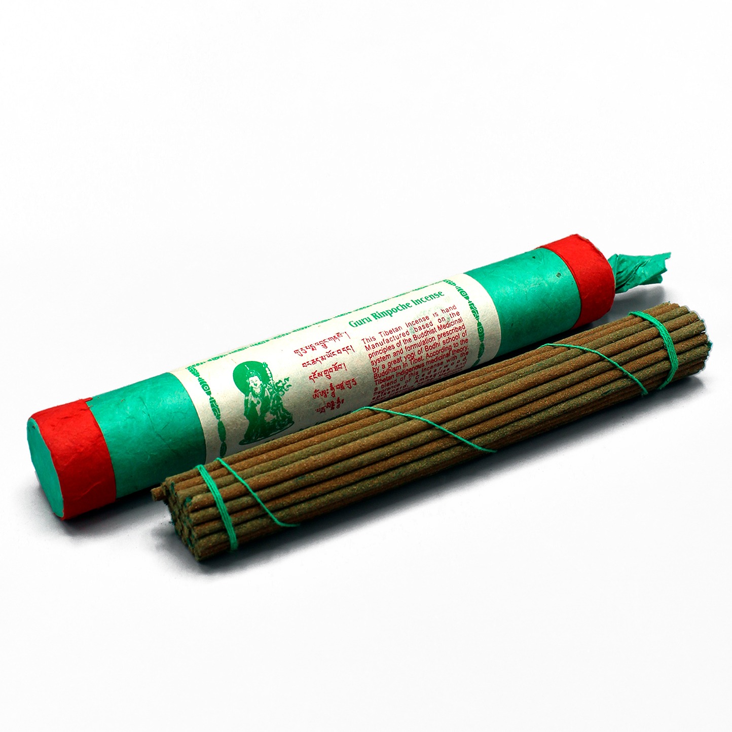 Благовоние Tibetan Deities Incense Guru Rinpoche / Гуру Ринпоче, 25 палочек по 21 см. 