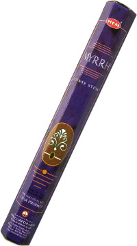 Купить Благовоние Myrrh (Мирра), 20 палочек по 24 см в интернет-магазине Ариаварта