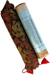 Купить Благовоние Pure Traditional Tibetan Praying Incense (в чехле из ткани), 17 см в интернет-магазине Ариаварта