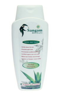 Шампунь для волос Sangam Herbals (Neem and Tulsi). 