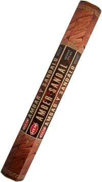 Купить Благовоние Amber-Sandal, 20 палочек по 24 см в интернет-магазине Ариаварта
