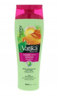 Шампунь для волос Dabur Vatika Naturals Repair and Restore (восстановление) (200 мл). 